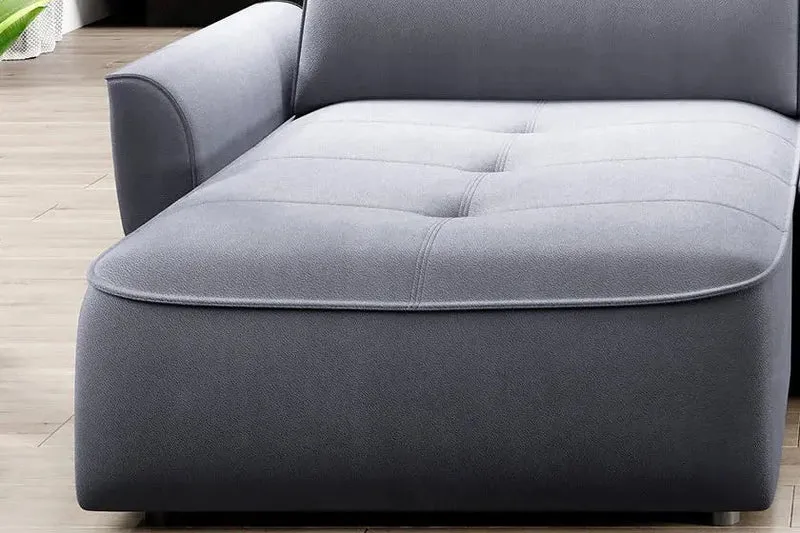 Canapé d'angle Convertible Électrique avec Coffre de Rangement RAPHAËL S - 260 x 175 cm