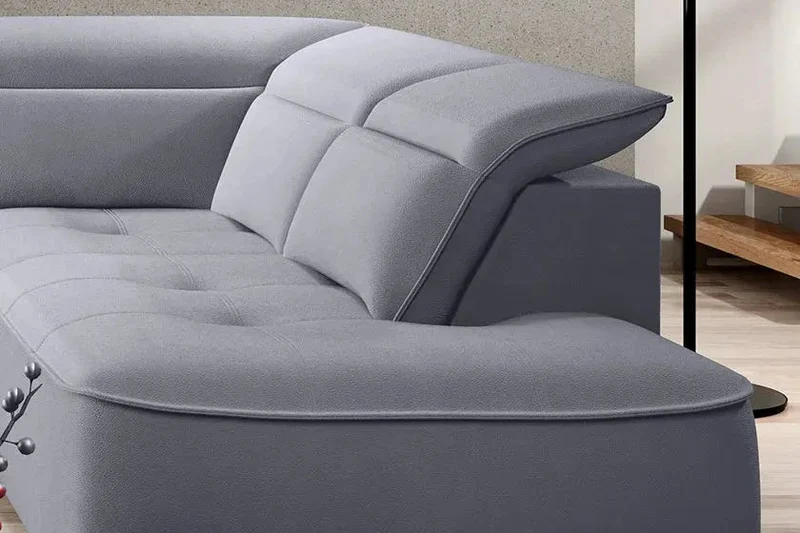 Canapé panoramique Convertible Électrique avec Coffre de Rangement RAPHAËL XL - 350 x 218 x 175 cm
