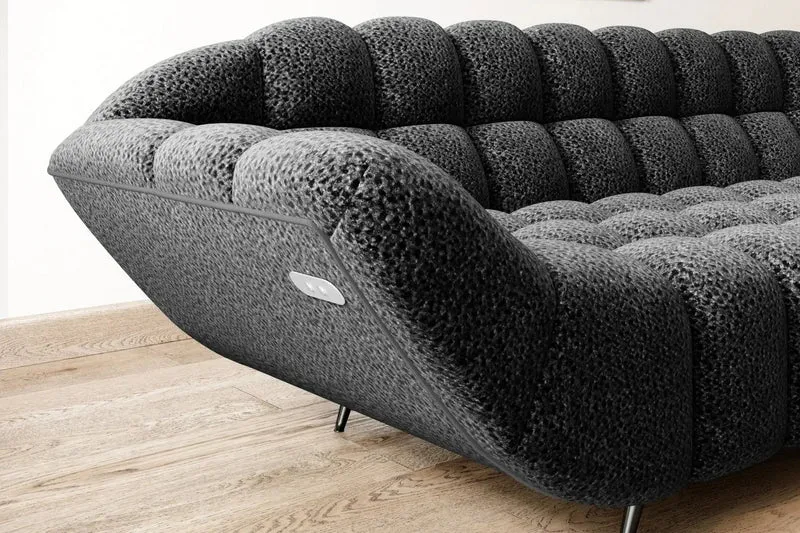 Canapé d'angle Convertible Électrique SIERRA - 278 x 197 cm