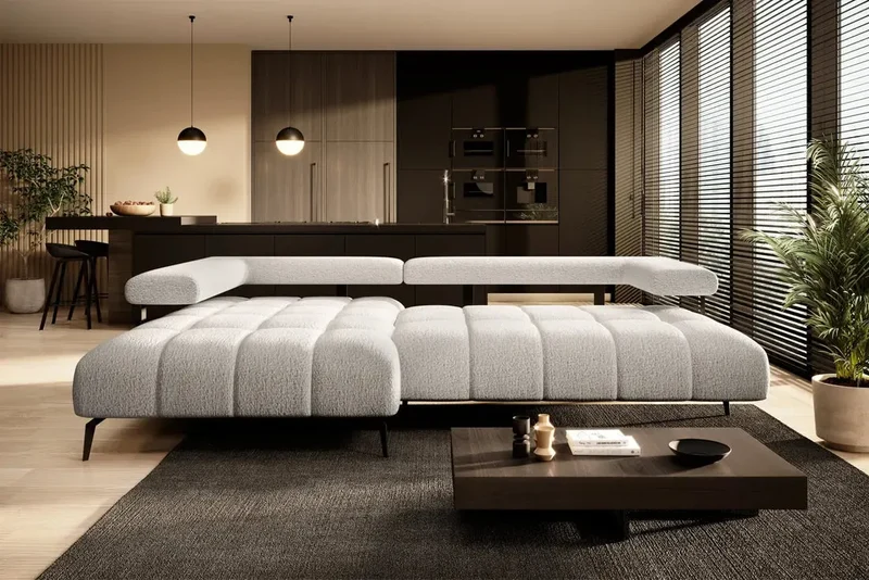 Canapé d'angle Convertible Électrique PULSAR S - 266 x 180 cm