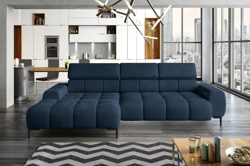Canapé d'angle Convertible Électrique IMPERIAL S - 270 x 177 cm