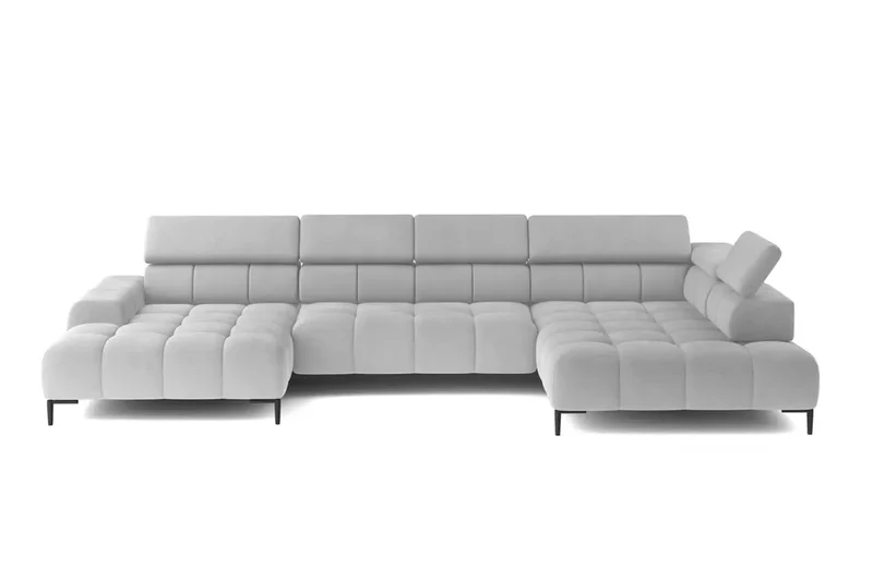 Canapé Panoramique Électrique Convertible IMPERIAL XL - 385 x 216 x 177 cm