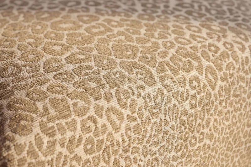 ROSALIE POUF - Tissu sauvage