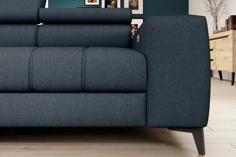 Canapé d'angle Convertible Électrique avec Coffre de Rangement MODENA - 280 x 196 cm