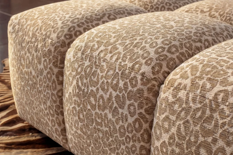 ALEXIA POUF - Tissu sauvage