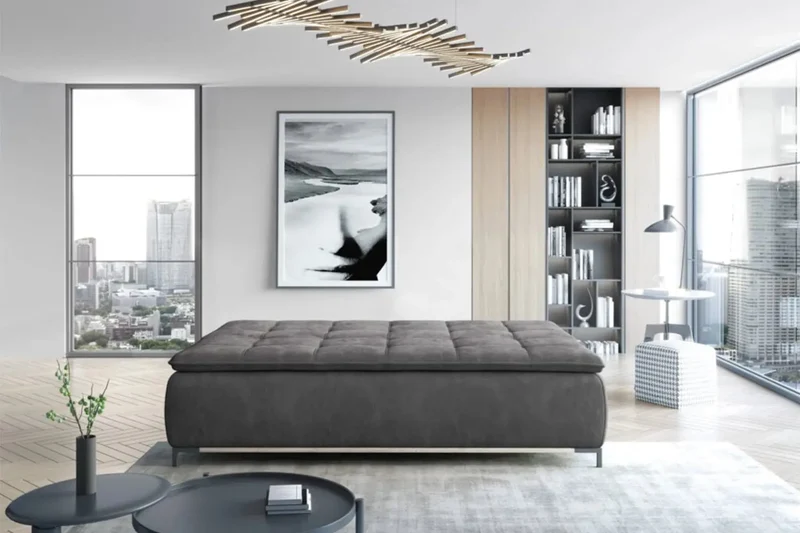 Canapé Droit Convertible avec Rangement SWEET - 204 x 106 cm