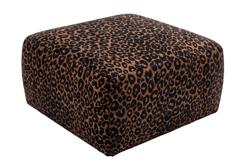 ELIO POUF - Tissu sauvage