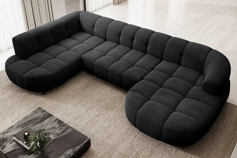 Canapé Panoramique Convertible Électrique SAVONA XL - 355 x 205 x 183 cm