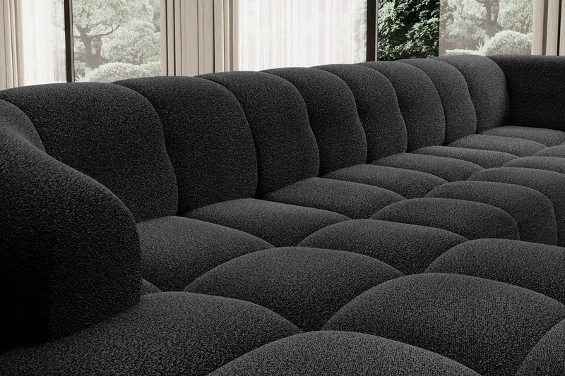 Canapé Panoramique Convertible Électrique SAVONA XL - 355 x 205 x 183 cm