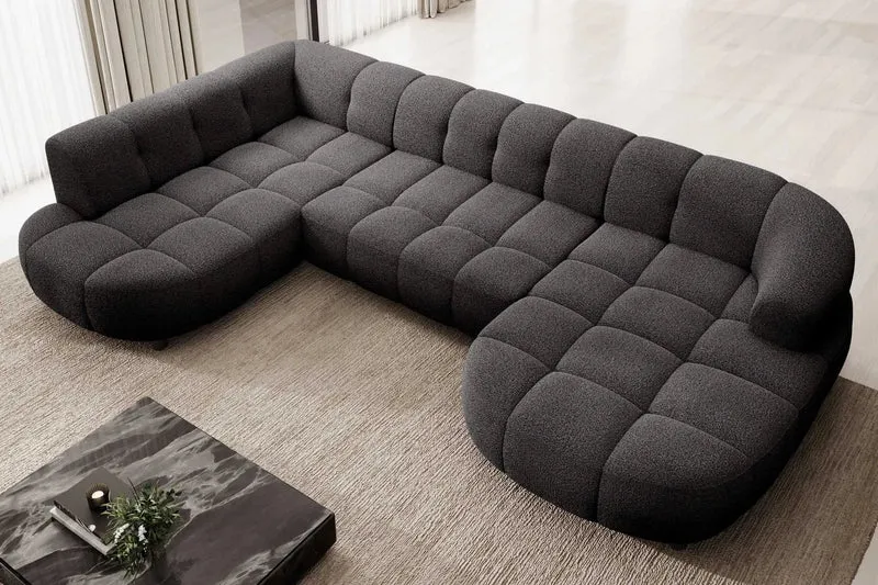 Canapé Panoramique Convertible Électrique SAVONA XL - 355 x 205 x 183 cm