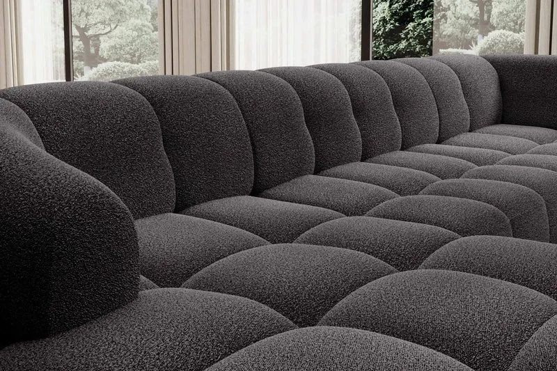 Canapé Panoramique Convertible Électrique SAVONA XL - 355 x 205 x 183 cm
