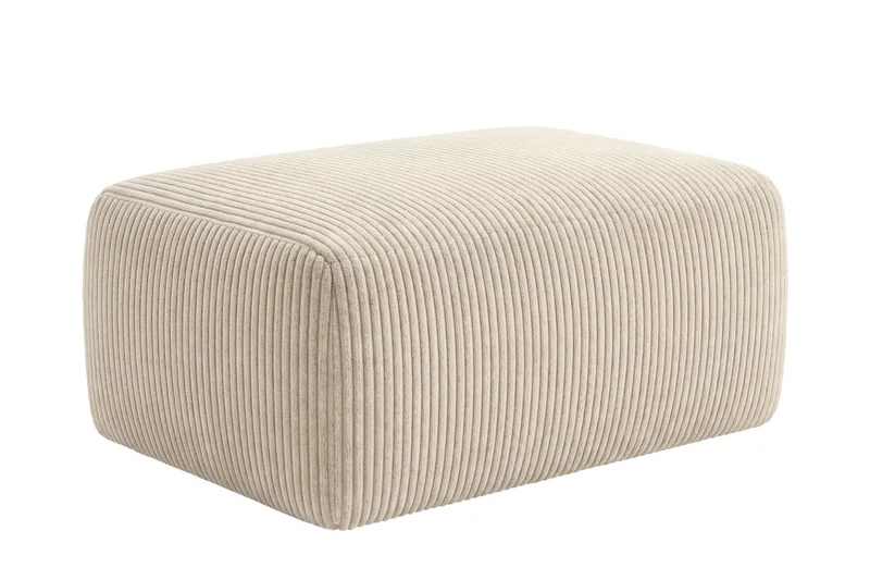 OLYMPE POUF - Petit velours côtelé