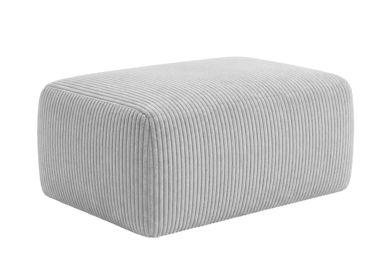 OLYMPE POUF - Petit velours côtelé