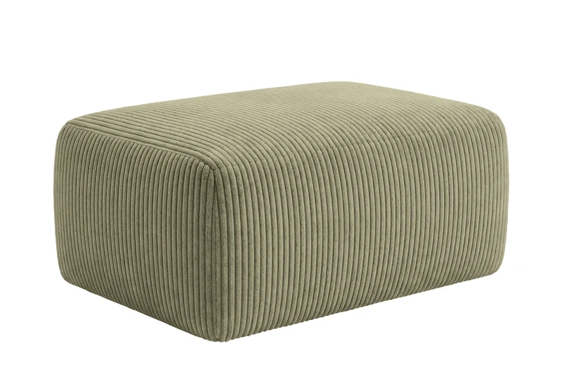 OLYMPE POUF - Petit velours côtelé