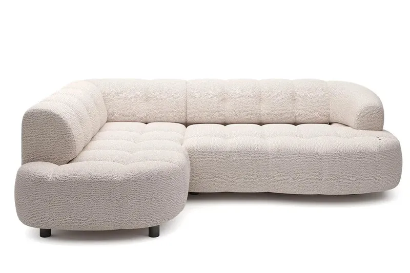 Canapé d'Angle Convertible Électrique SAVONA L - 271 x 205 cm