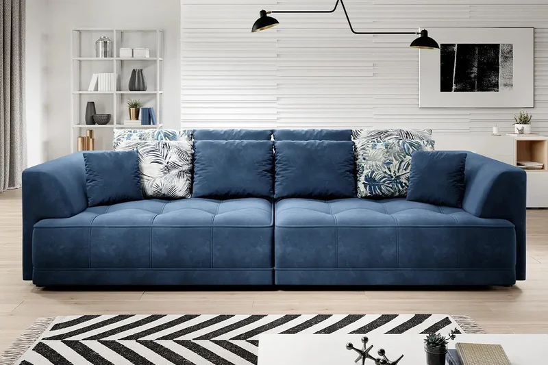 Canapé Droit Convertible Électrique LIVORNO BIG SOFA - 302 x 136 cm