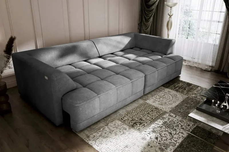 Canapé Droit Convertible Électrique LIVORNO BIG SOFA - 302 x 136 cm