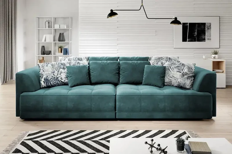 Canapé Droit Convertible Électrique LIVORNO BIG SOFA - 302 x 136 cm