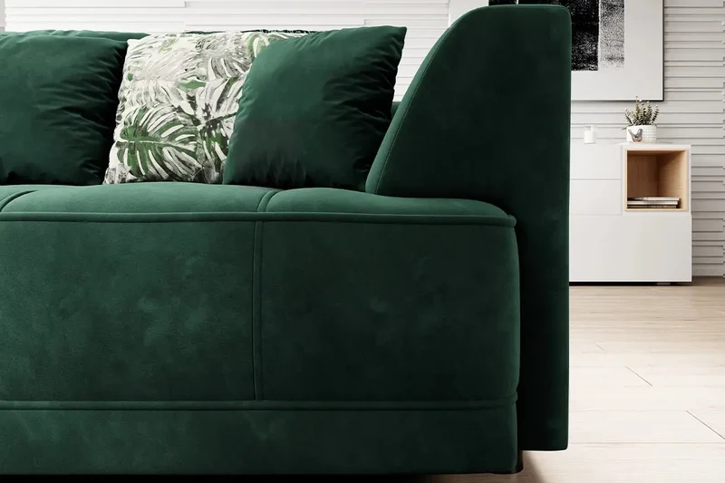 Canapé Droit Convertible Électrique LIVORNO BIG SOFA - 302 x 136 cm