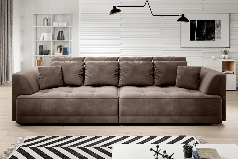 Canapé Droit Convertible Électrique LIVORNO BIG SOFA - 302 x 136 cm