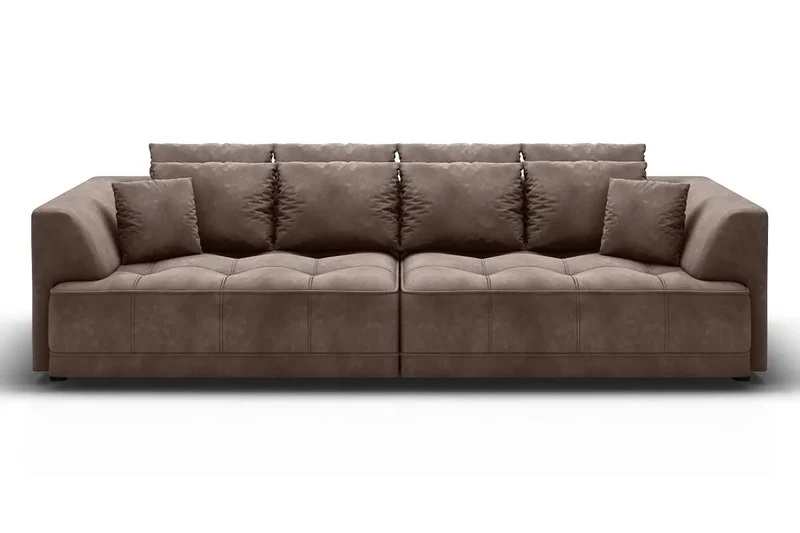 Canapé Droit Convertible Électrique LIVORNO BIG SOFA - 302 x 136 cm