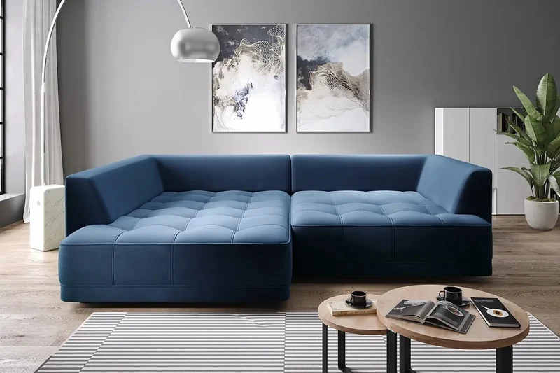Canapé d'angle Convertible Électrique LIVORNO S - 286 x 207 cm