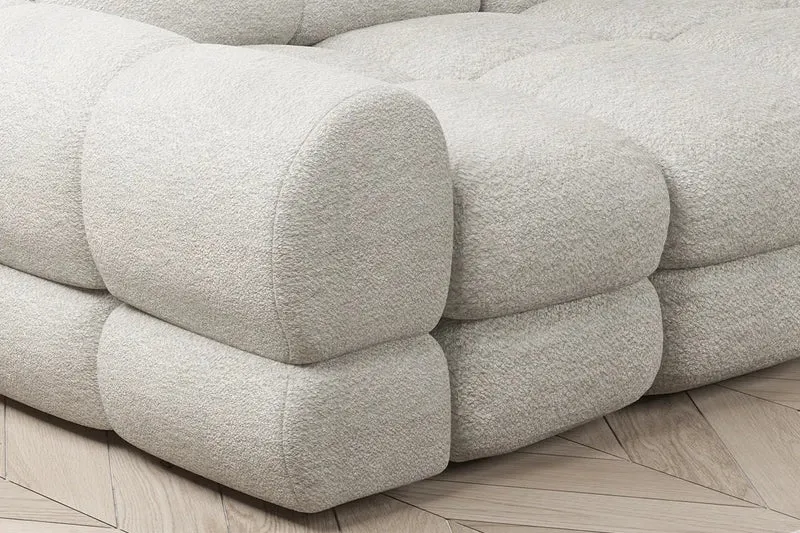 Canapé d'angle Convertible Électrique avec Coffre de Rangement VOLTERRA L - 302 x 217 cm