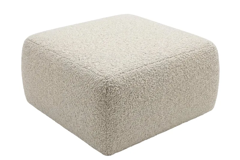 ELIO POUF - Tissu bouclette
