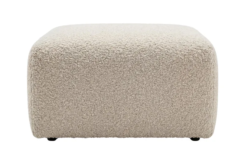 ELIO POUF - Tissu bouclette