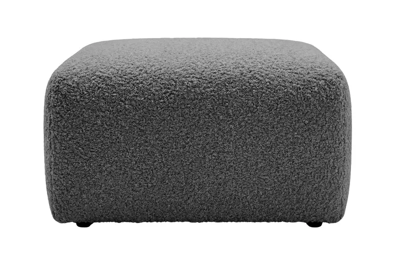 ELIO POUF - Tissu bouclette
