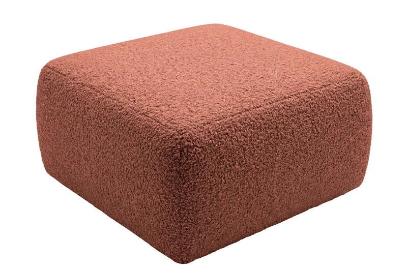 ELIO POUF - Tissu bouclette