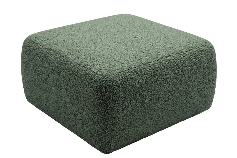 ELIO POUF - Tissu bouclette