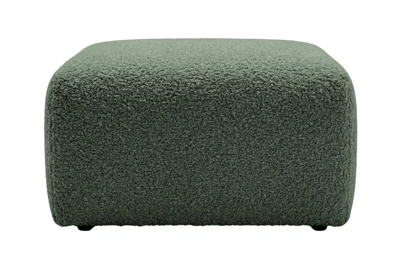 ELIO POUF - Tissu bouclette