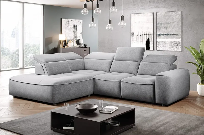 Canapé d'angle Convertible Électrique MAGELLAN L - 296 x 227 cm