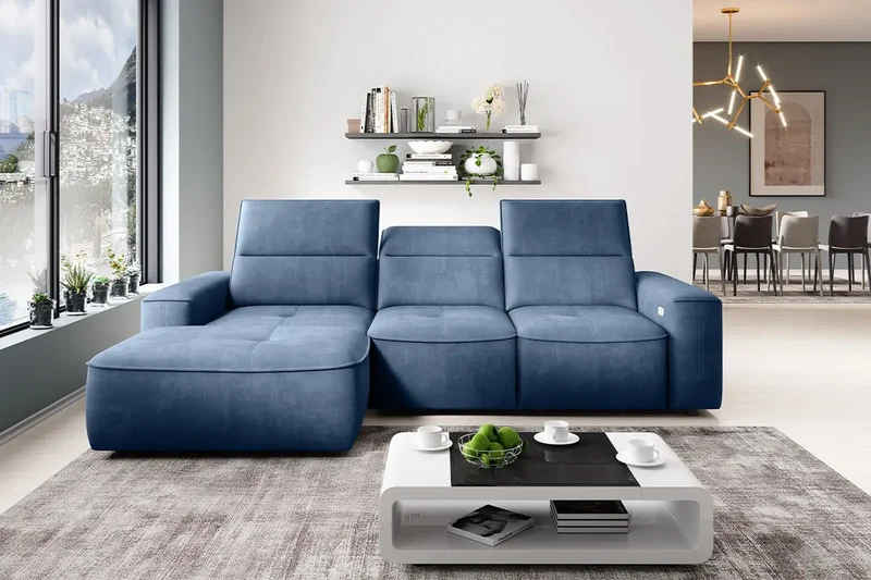 Canapé d'angle Convertible Électrique MAGELLAN S - 275 X 182 cm