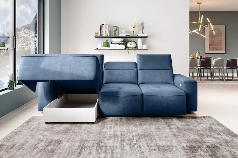 Canapé d'angle Convertible Électrique MAGELLAN S - 275 X 182 cm