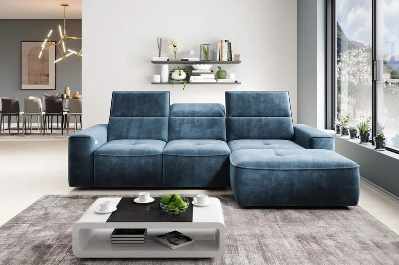 Canapé d'angle Convertible Électrique MAGELLAN S - 275 X 182 cm
