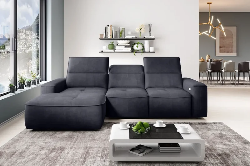 Canapé d'angle Convertible Électrique MAGELLAN S - 275 X 182 cm