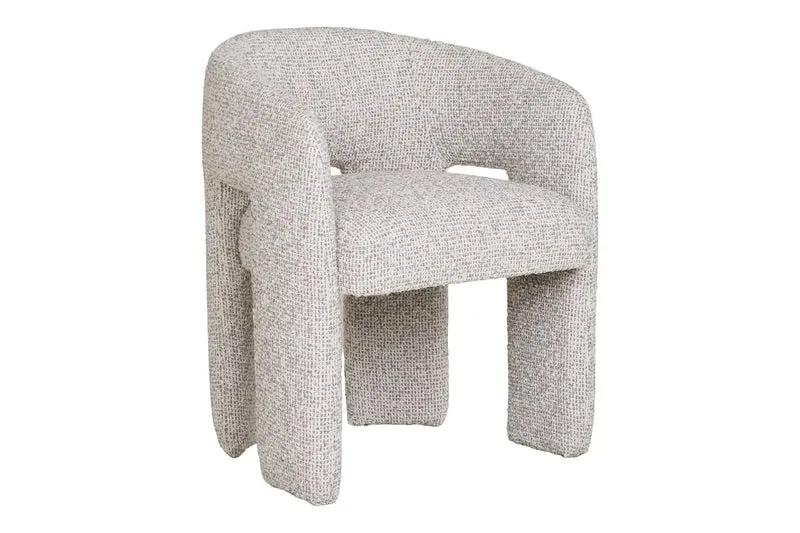Fauteuil avec accoudoirs en Tissu Chiné MONROE - 58 x 55 cm