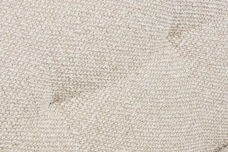 Fauteuil avec accoudoirs en Chêne et Tissu Beige CARACAS - 88 x 72 cm