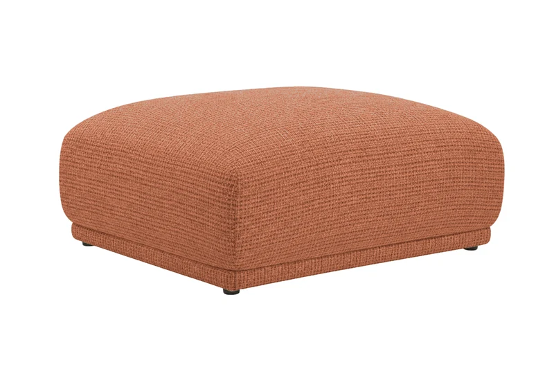 ROSALIE POUF - Tissu chenille