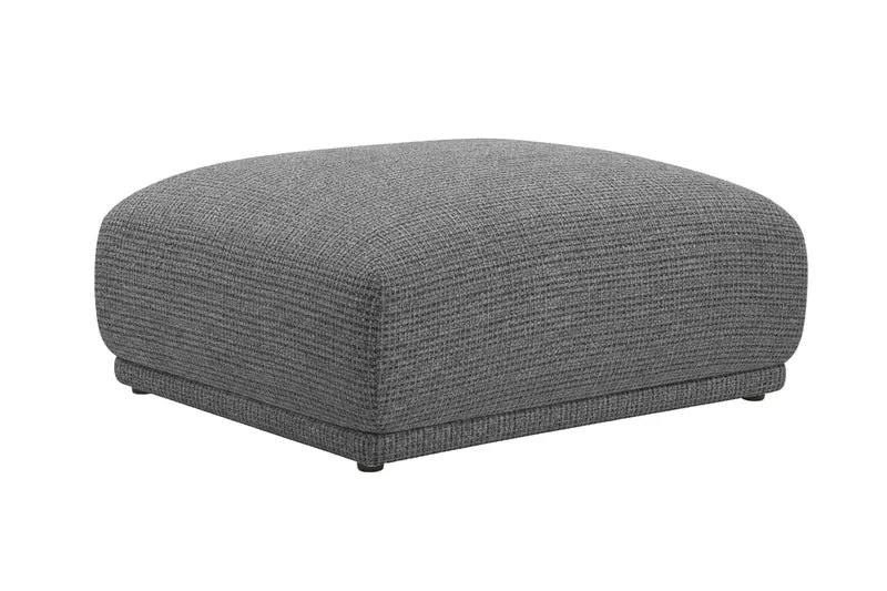 ROSALIE POUF - Tissu chenille