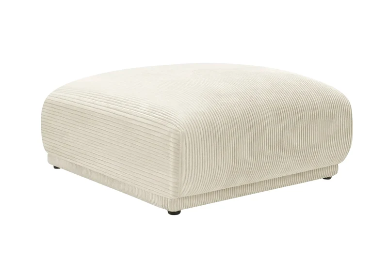 ROSALIE POUF - Petit velours côtelé