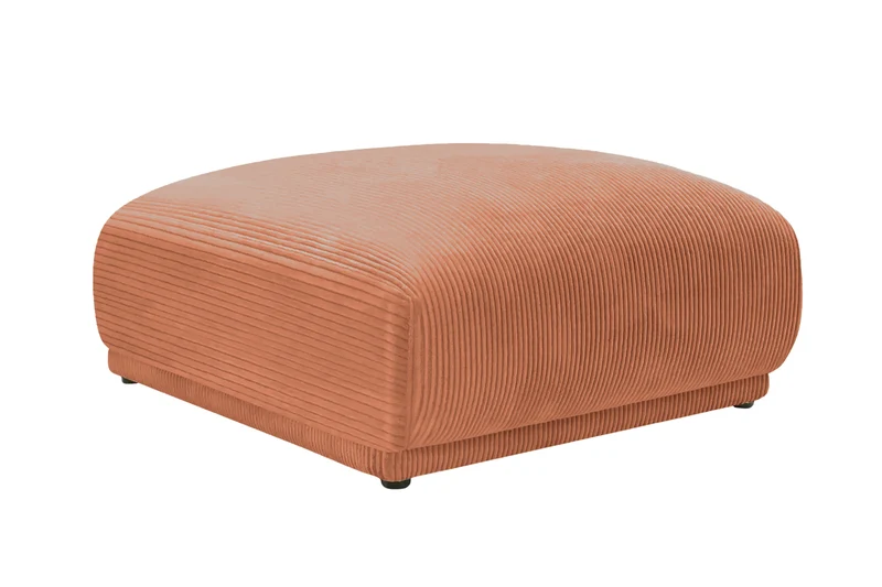 ROSALIE POUF - Petit velours côtelé
