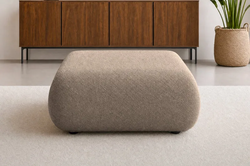 LEVI POUF - Tissu lisse