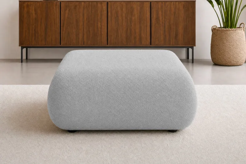 LEVI POUF - Tissu lisse