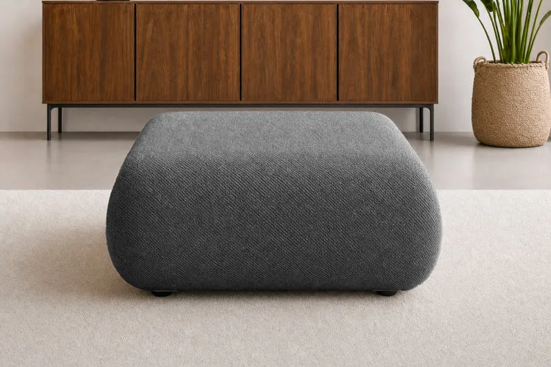 LEVI POUF - Tissu lisse