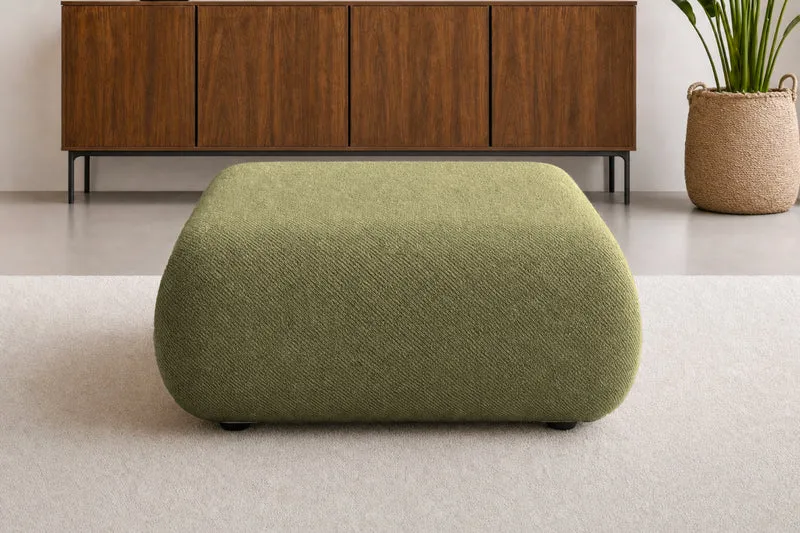 LEVI POUF - Tissu lisse