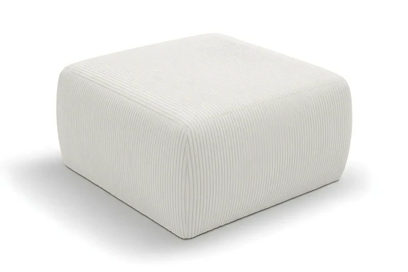 ELIO POUF - Petit velours côtelé