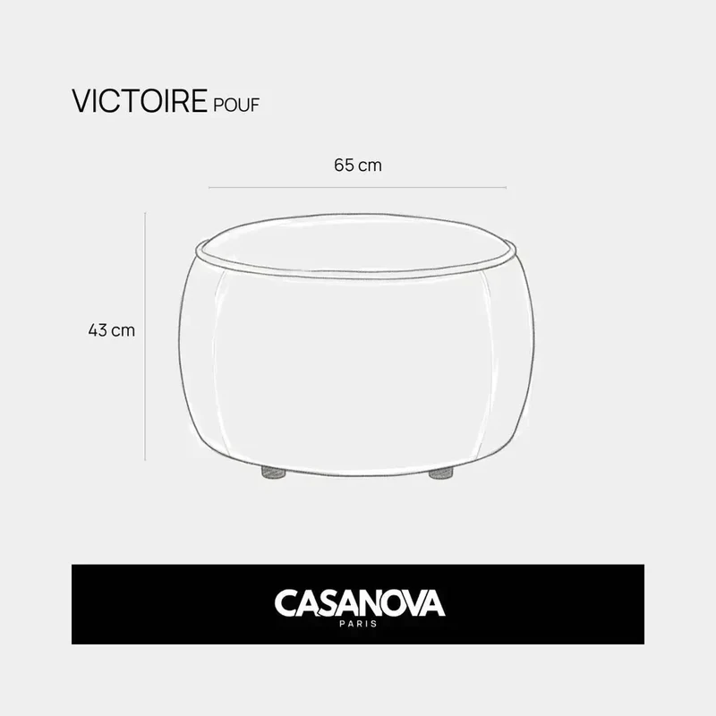 VICTOIRE POUF